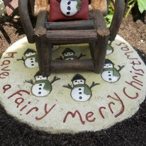 Snowman Patio Pad